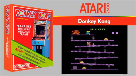 DONKEY KONG (Atari 2600) - YouTube