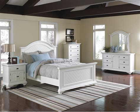 Brook Off-White 7-Piece Full Bedroom Set | The Brick | White bedroom ...