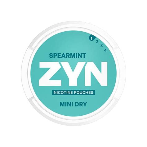 Buy Zyn Spearmint Mini Dry Nicotine Pouches Northerner EU