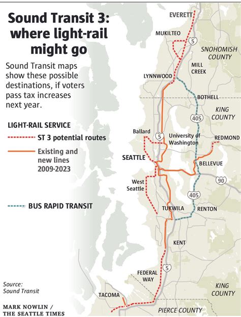 Sound Transit planning heats up for light-rail expansion and public ...