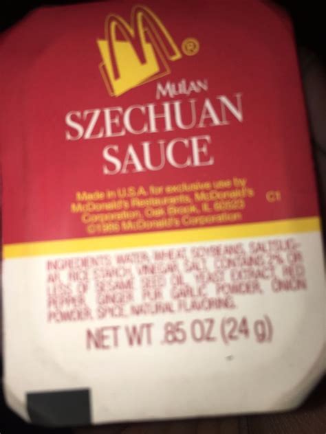 szechuan sauce mcdonalds mulan