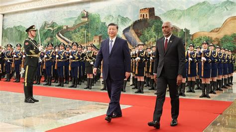 Maldives President Muizzu in camp China. India ties worsen