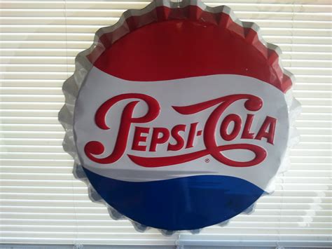 Pepsi Bottle Cap sign | Collectors Weekly