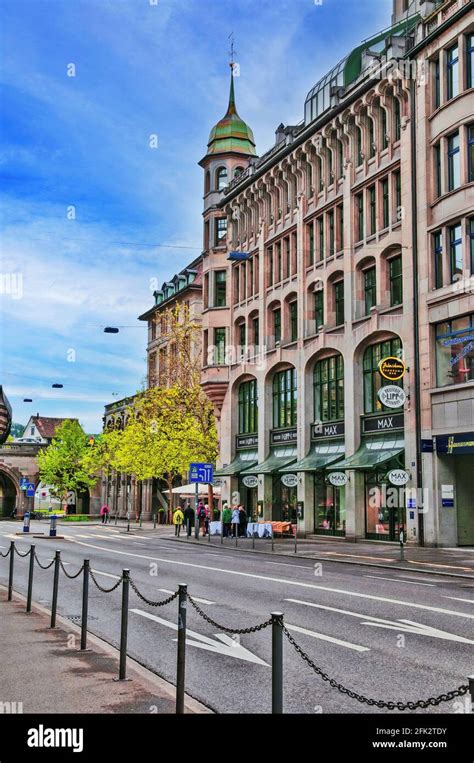 Zurich street, Zurich , Switzerland, Europe Stock Photo - Alamy