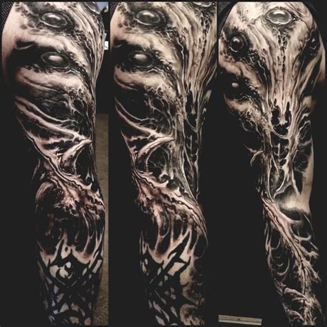 Tattoo Dark art sleeve | Tatuering