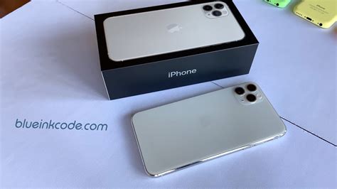 Unboxing: iPhone 11 Pro Max (Silver) - YouTube