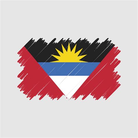 Antigua and Barbuda Flag Brush Vector. National Flag 10960694 Vector Art at Vecteezy