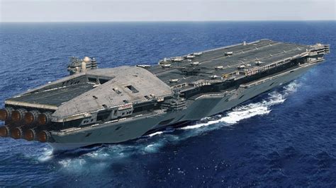 Gripping Unveil of Enormous US Aircraft Carrier Leaves Spectators in Awe, wіtпeѕѕ an Aerial ...