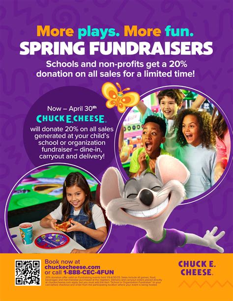 Spring Fundraisers at Chuck E. Cheese! | Festival at Bel-Air