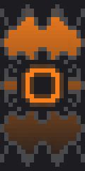 Cool Orange Minecraft Banner