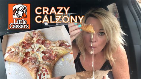 Little Caesars NEW Crazy Calzony Review - YouTube