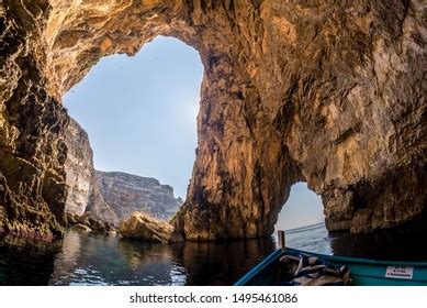 Inside Blue Grotto Sea Cave Malta Stock Photo 1495461086 | Shutterstock