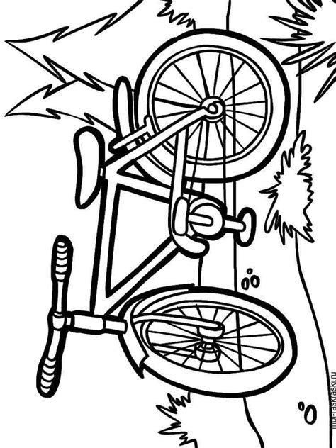 Bicycle Coloring Pages