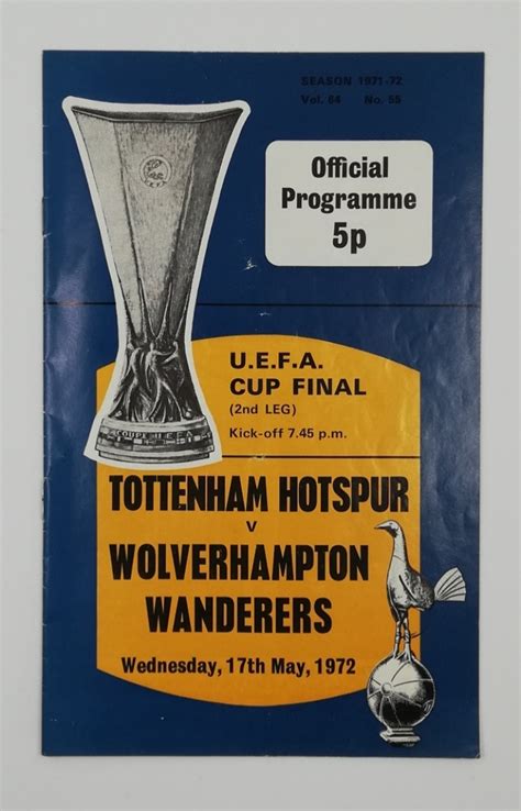 1972 UEFA Cup Final 2nd Leg Tottenham Hotspur vs Wolverhampton ...