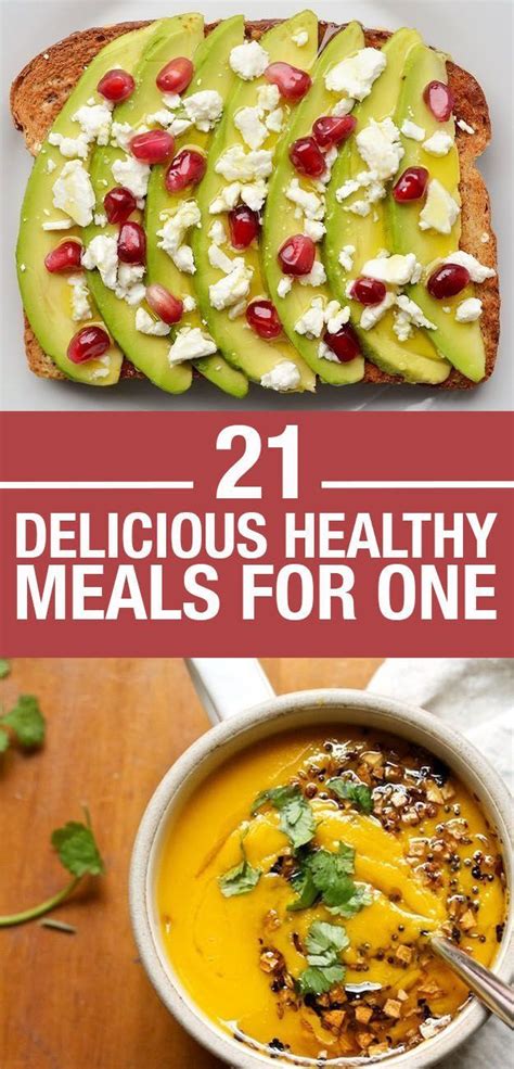 21 Healthy Meals for one Healthy Meals For One, Delicious Healthy ...