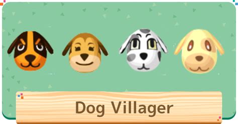 ACNH | Dog Villagers / Characters List | Animal Crossing - GameWith