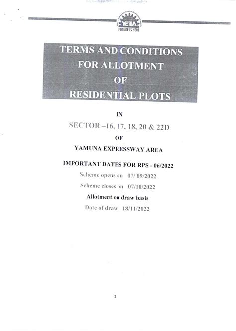 [PDF] YEIDA Plot Scheme 2023 Brochure PDF Download