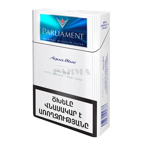 Cigarette "Parliament Aqua Blue"