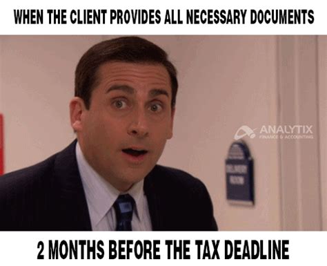 Tax Memes – Humorous CPA Reactions Captured Perfectly - Analytix Accounting