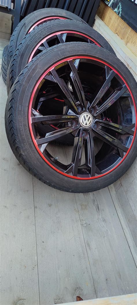 New here! Bought new rims for my red 2010 GTI Adidas edition and i love ...