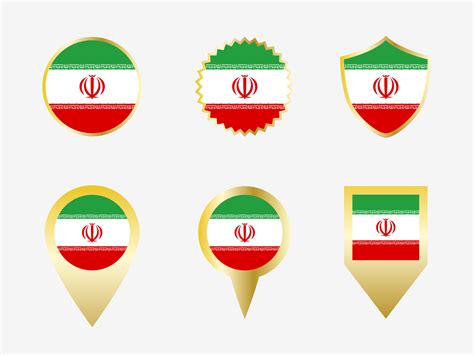 Vector flag set of Iran 22822591 Vector Art at Vecteezy