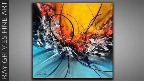 Abstract Painting Techniques / 231 / Relaxing / Acrylics / Demonstration - YouTube | Abstract ...