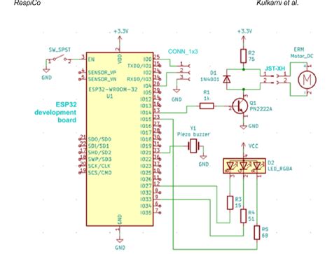 Schematic drawing of device. A wiring diagram of the device was made ...