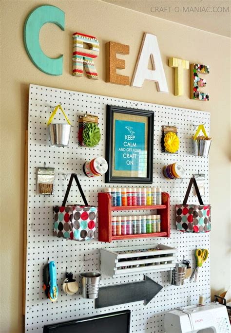 Craft Organization Wall. | Hello Healthy.