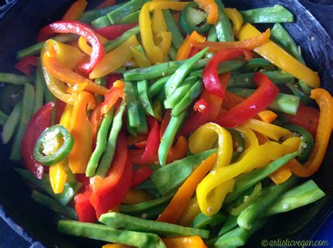 Sizzling Fajitas - Artistic Vegan