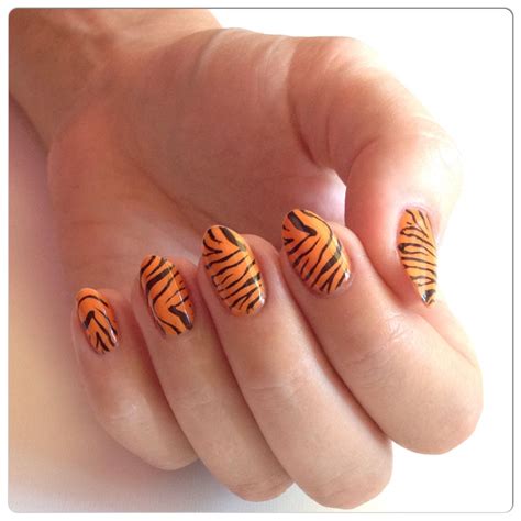 tiger stripes | Nail art inspiration, Nail art, Nails