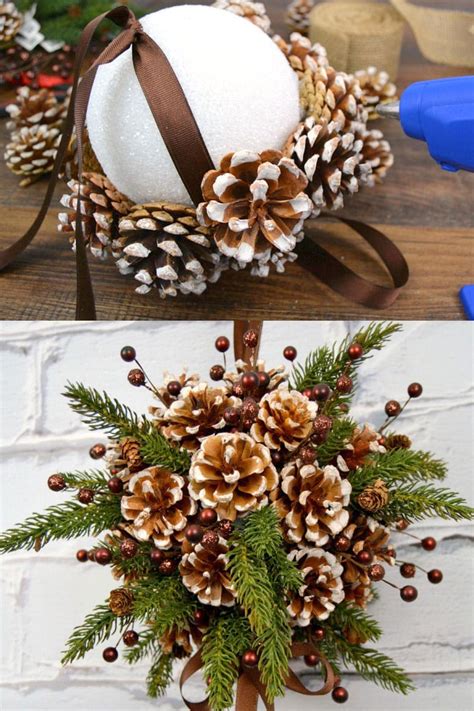 48 Amazing DIY Pine Cone Crafts & Decorations - A Piece Of Rainbow