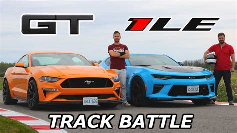 Mustang GT Vs Camaro SS Drag Race Is Neck And Neck