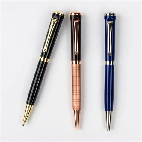 Aliexpress.com : Buy luxury Writing gift pens color rotating ballpoint pen slender commercial ...