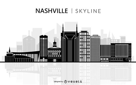 Nashville Skyline Svg