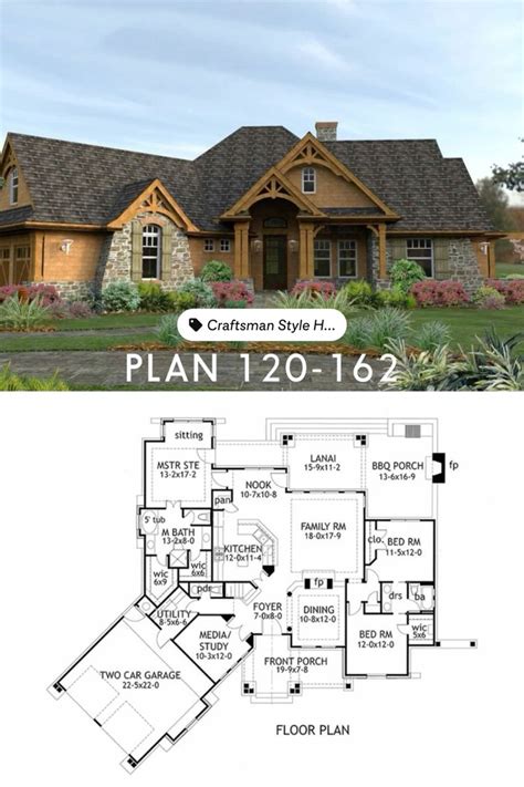 Rustic Ranch House Plans | House plans, Ranch house plan, Country house ...