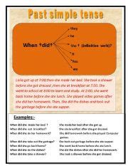 past simple - ESL worksheet by aaisha86