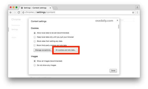 How to Delete Site Specific Cookies in Chrome for Mac