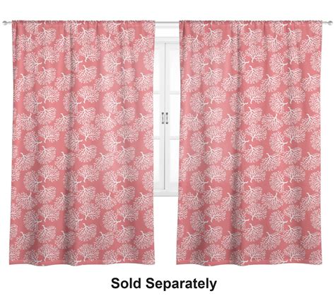 Coral & Teal Curtain (Personalized) - YouCustomizeIt