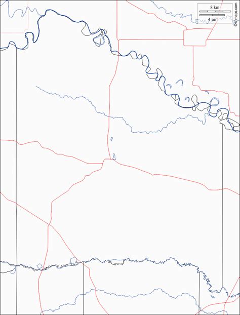 Red River Texas Map | secretmuseum