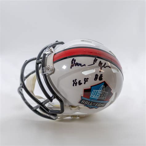 Alan Page Autographed Hall Of Fame Mini Helmet – Pro Football Hall of Fame