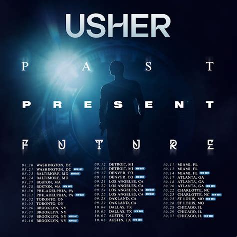 Usher Announces 'Past Present Future' Tour Dates