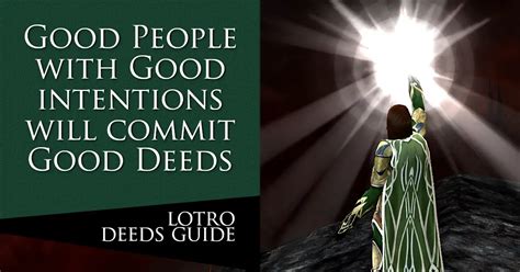 LOTRO Deeds Guide for Beginners | Why Complete Deeds?