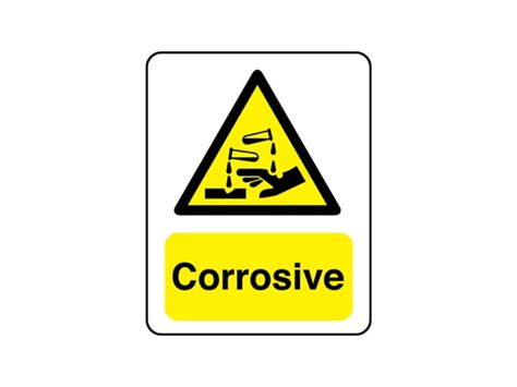 Corrosive Sign - Hazard Signs - Safe Industrial