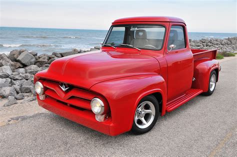 1955, Ford, F 100, Pickup, Cars, Classic, Modified Wallpapers HD / Desktop and Mobile Backgrounds