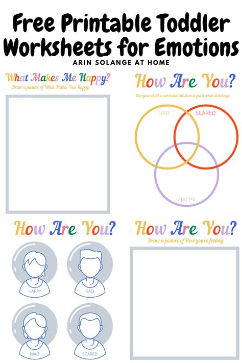 Feelings And Emotions Worksheets For Kids - art-dongle