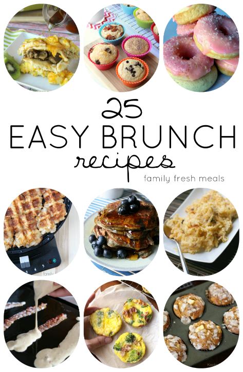 25 Easy Brunch Recipes - Family Fresh Meals