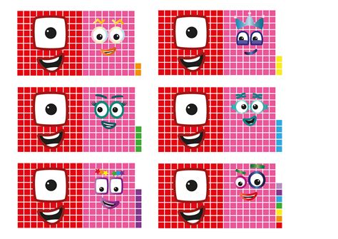 Numberblocks 100-199 Mini Hundreds Instant Download PDF - Etsy