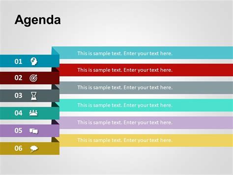 Use Agenda PowerPoint Template to showcase your meeting agenda for ...