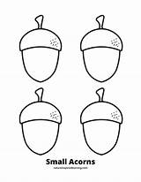 Acorn Coloring Pages sketch template