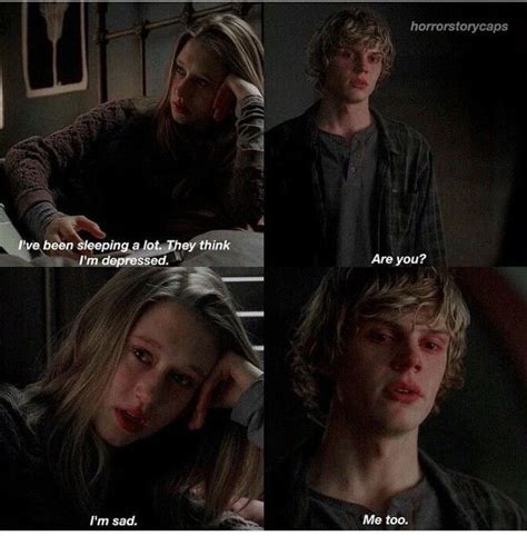 Evan Peters, Tate And Violet, Violet Ahs, Tate Ahs, American Horror ...